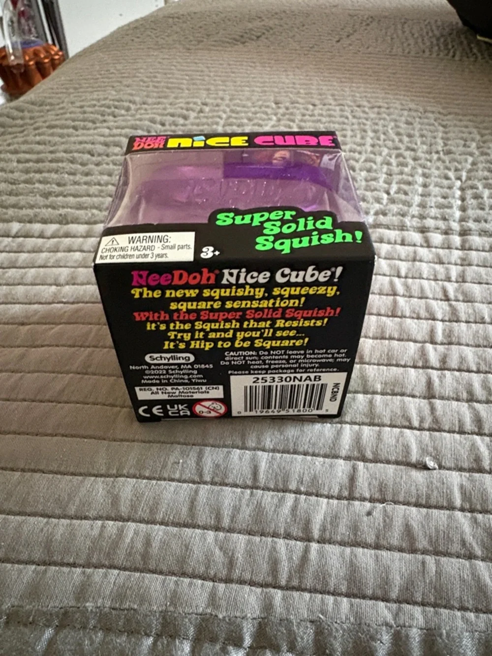 Nice Cube Squish Toy — Purple